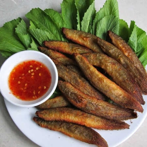 cá chạch chiên giòn
