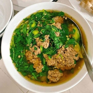 canh chua tôm tươi
