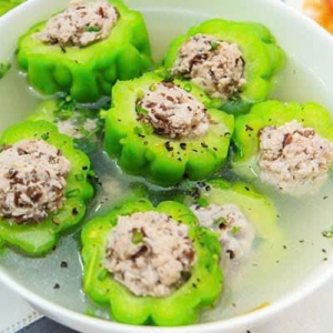 canh khổ qua cá thác lác - nhồi thịt